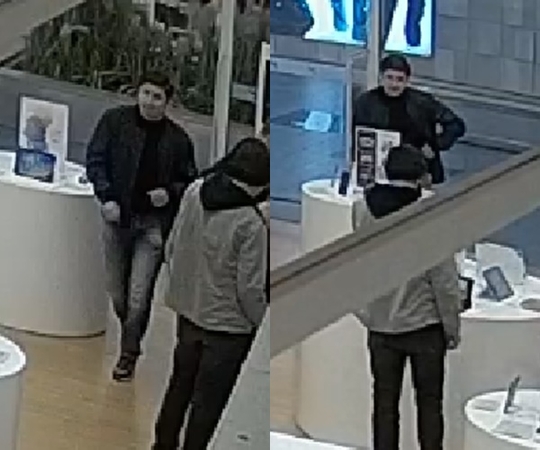 Vagystė „Megoje“: dingo trys „Iphone“ telefonai – ieškomas šis tamsiaplaukis vyras