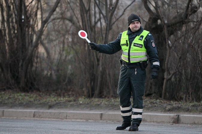 Išgėrusio dviratininko kelionę sustabdė pareigūnai