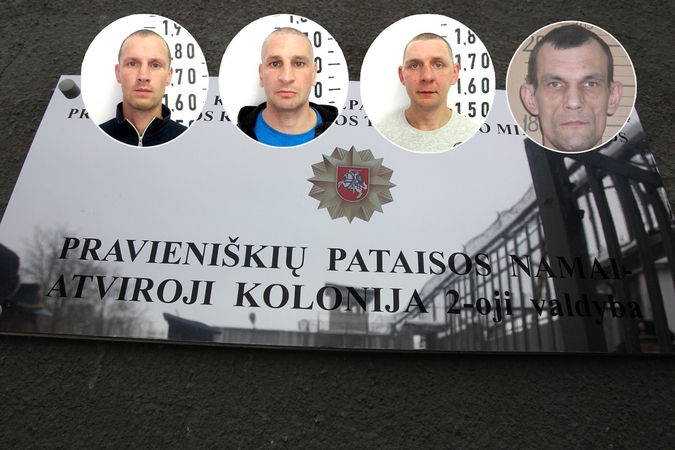 Pravieniškių kaliniai pagerino visus pabėgimo rekordus: pavyko rasti ne visus, pusės dar ieškoma