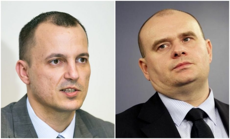 Donatas Puzinas (kairėje) ir Ugnius Vyčinas (dešinėje)