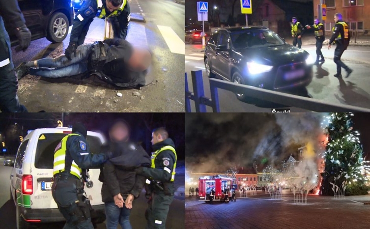 Kauno eglės padegėjas atsidūrė Temidės rankose, tačiau ši didelio pasirinkimo neturi