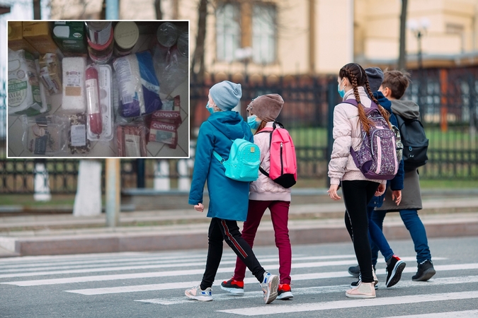 Mama apie maisto davinį, gautą iš mokyklos: „Bruneros“ jau peržengė visas ribas 