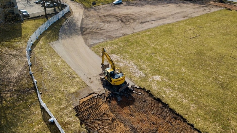 Atšilus orams tęsiama Kauno Santakos parko rekonstrukcija