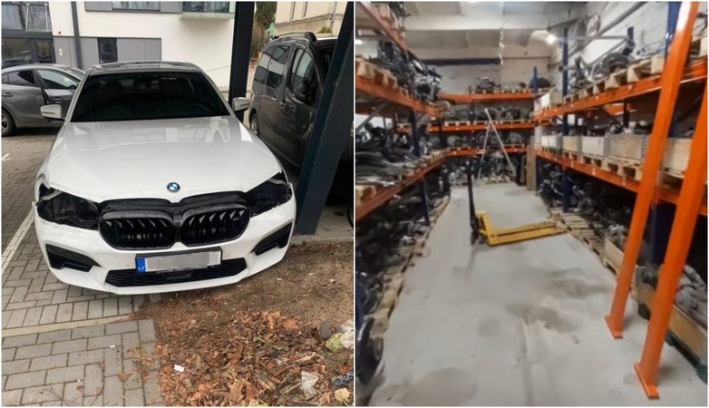 Kaune teisiama grupuotė: dalimis pardavinėjo vogtus prabangius automobilius