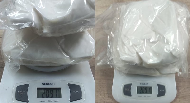Kriminalistų laimikis – du kilogramai amfetamino, sulaikytas ir platintojas iš Garliavos