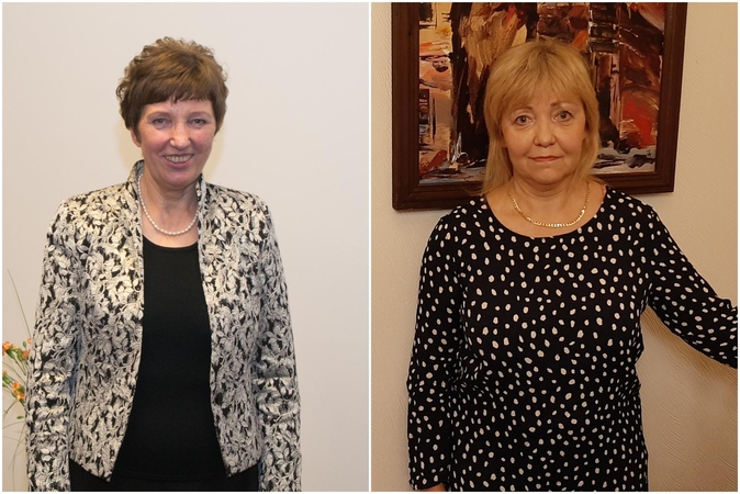 Rita Kabašinskienė (kairėje) ir Violeta Bukmanienė (dešinėje)