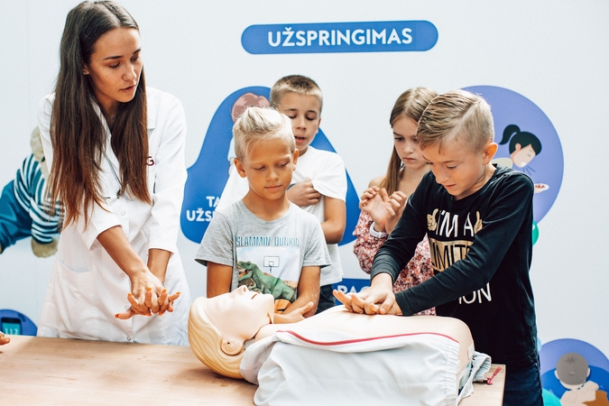 „Megoje“ duris atvėrė Sveikatos pažinimo akademija vaikams