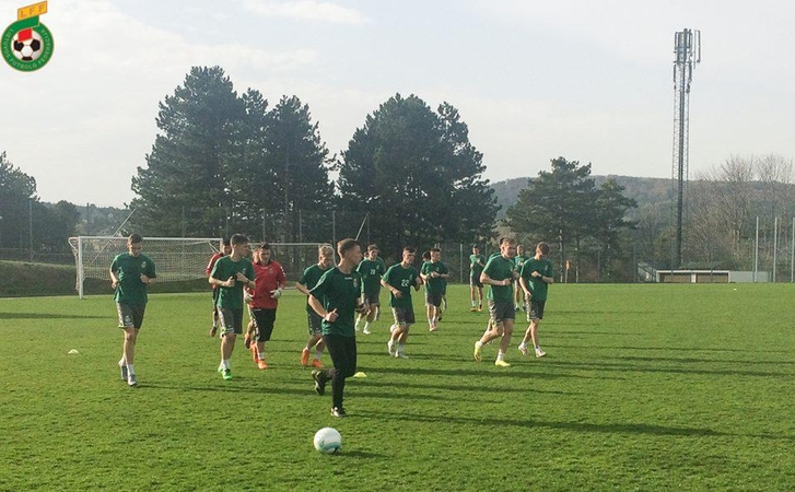 Lietuvos 17-mečių futbolo rinktinė sužais dvejas kontrolines rungtynes