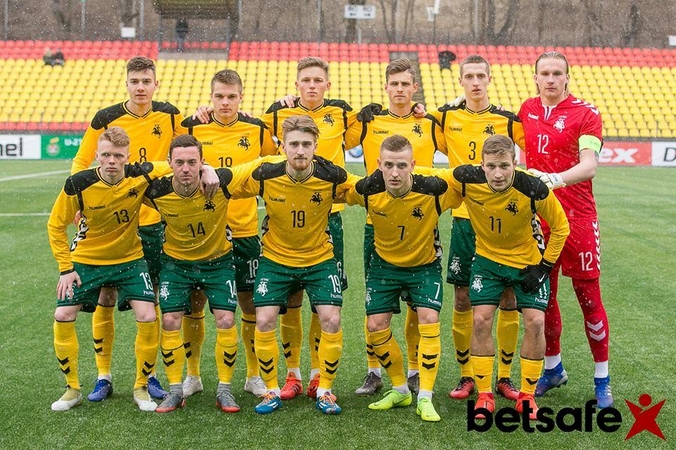 Lietuvos jaunių futbolo rinktinė.