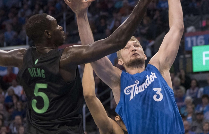 NBA: D. Sabonis pelnė 6 taškus