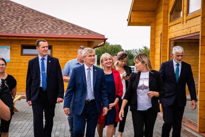 Klaipėdos rajone lankėsi Seimo pirmininkas