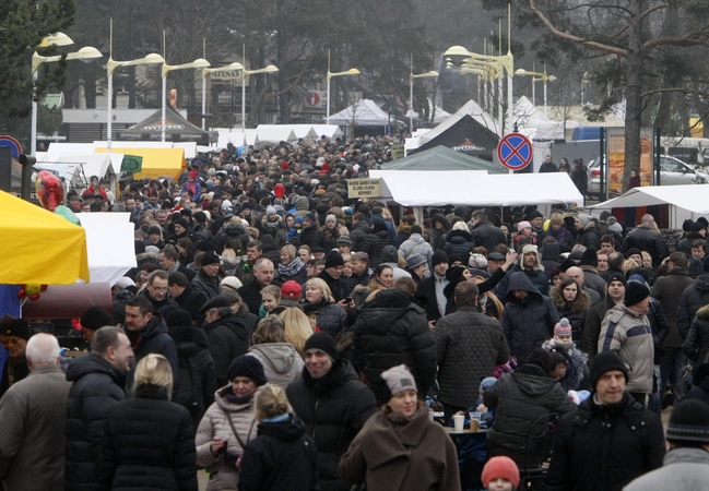 Palangoje – griausminga Stintų šventė