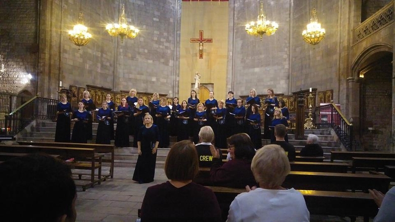 Choras „Dangė“ šį rudenį Barselonoje vykusiame tarptautiniame festivalyje-konkurse pelnė du auksinius diplomus.