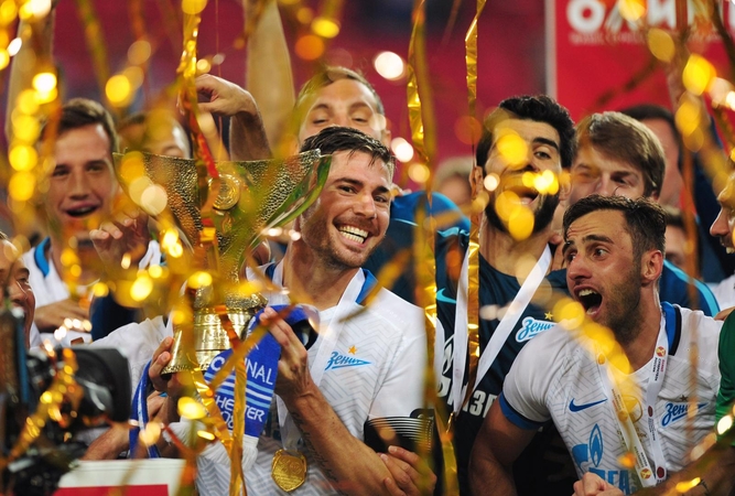 Rusijos futbolo supertaurę vėl laimėjo Sankt Peterburgo „Zenit“