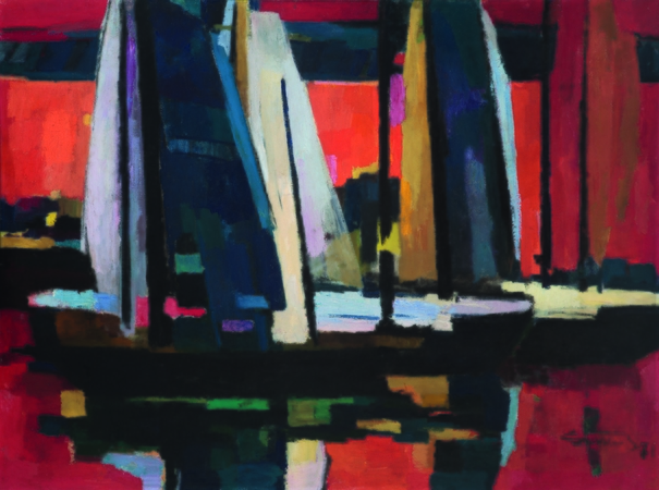 J.Švažas. Raudoni laivai (1971).