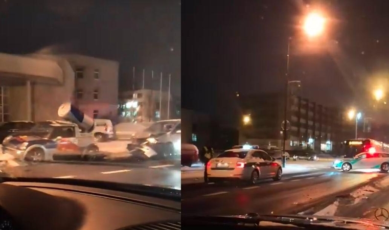 Per „Mini Cooper“ ir „VW Touran“ susidūrimą sužalota keleivė ir vairuotoja
