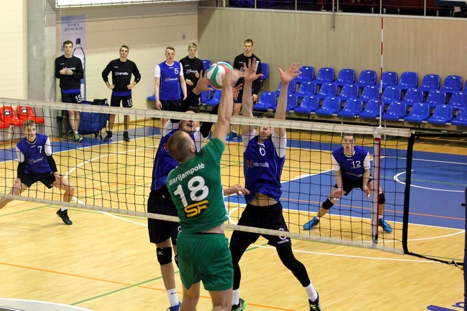 Lietuvos tinklinio čempionate – svarbi "Sūduvos" pergalė