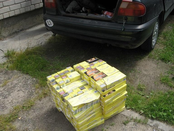 Vilkaviškyje konfiskuotos kontrabandinės cigaretės