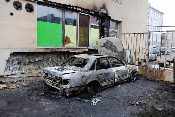 Policija išaiškino FNTT automobilo padegimą Klaipėdoje