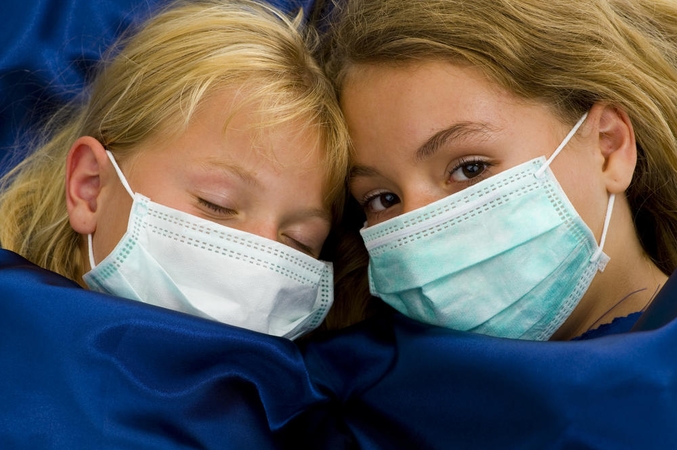 Epidemija: gripas neaplenkia nei suaugusiųjų, nei vaikų.