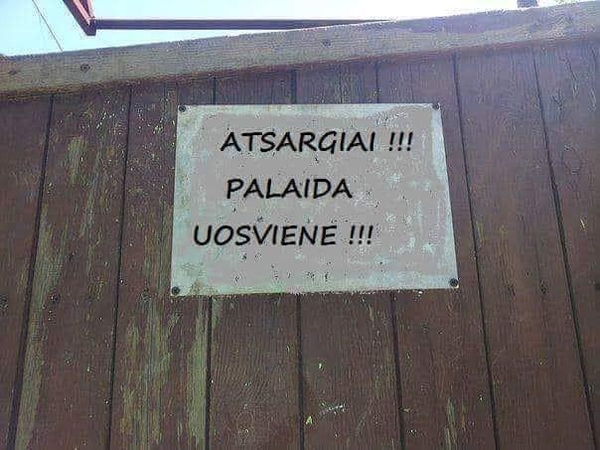 Versija: tikriausiai šį tekstą užrašė šmaikštus žentas.