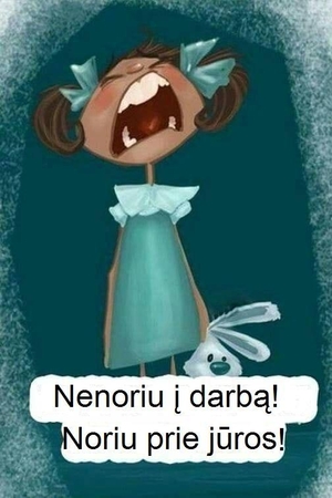 Karštis kviečia prie jūros