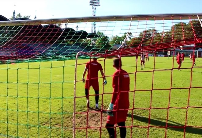 Liepojos stadiono veja patenkinta „Sūduva“ tikisi sėkmingos rungtynių baigties