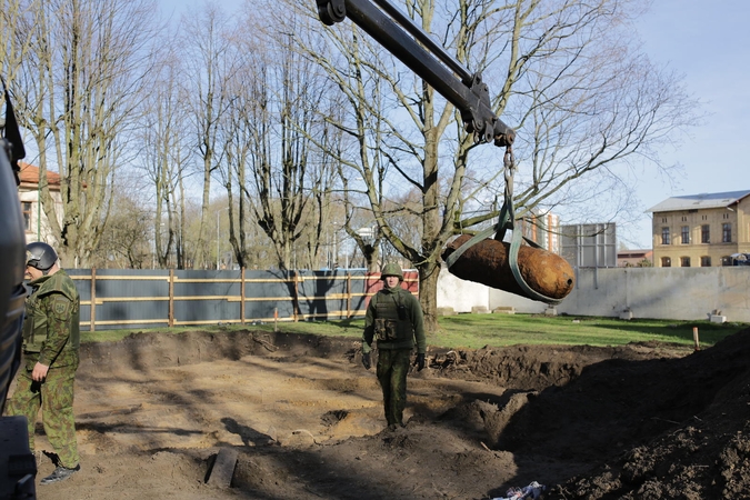 Neutralizuota Klaipėdoje rasta milžiniška bomba