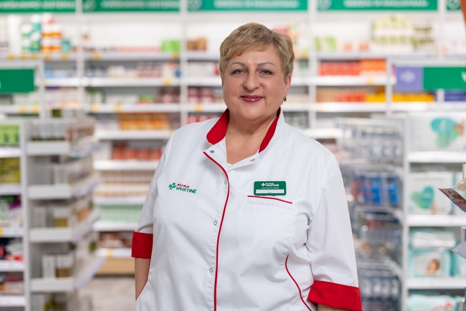 „Eurovaistinės“ farmacijos specialistė E. Ramaškienė
