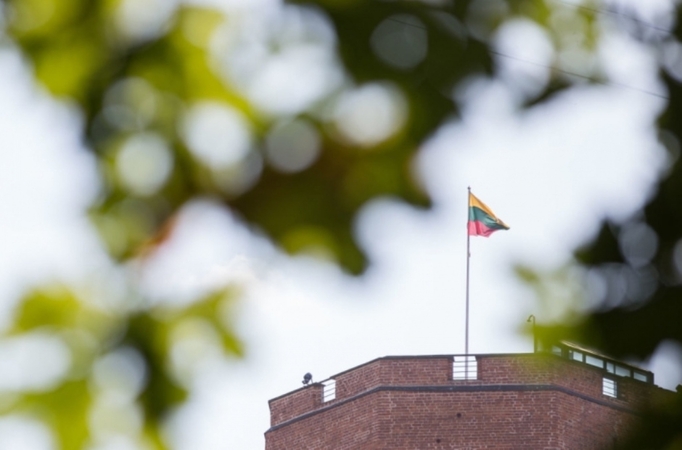 Nacionalinis muziejus atnaujins Gedimino bokšto vėliavos stiebą, plazdės didesnė
