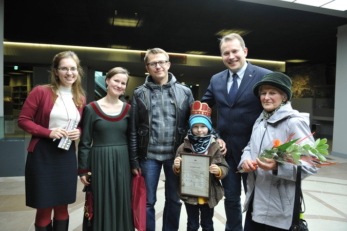 Valdovų rūmuose - 100-tūkstantasis lankytojas