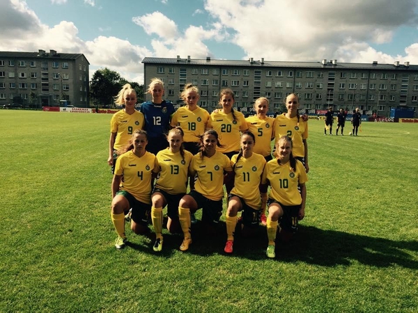 Lietuvos futbolininkės Taline iškovojo Baltijos taurę
