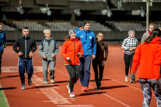 Nemokamos treniruotės persikelia į lauką
