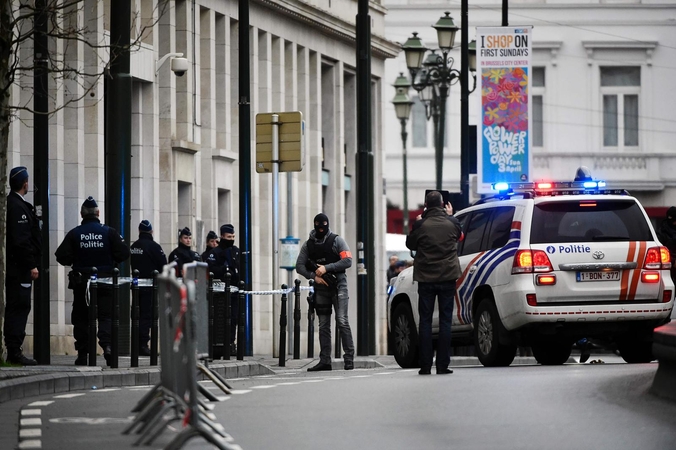 Belgijoje surengtas naujas reidas, susijęs su sužlugdytu teroristų sąmokslu