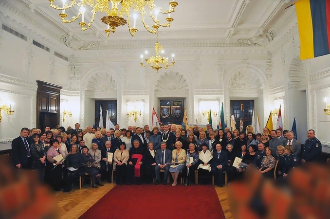 Rotušėje pagerbti aktyviausi Kauno bendruomenių atstovai