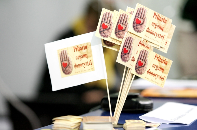 Padėką donoro artimiesiems recipientas gali išreikšti laišku