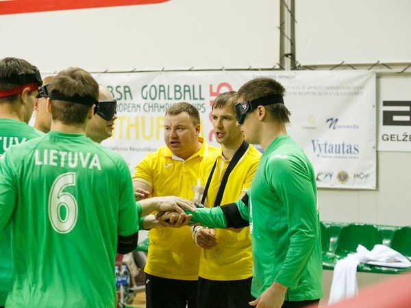 Pirmoji lietuvių nesėkmė Europos golbolo čempionate Kaune