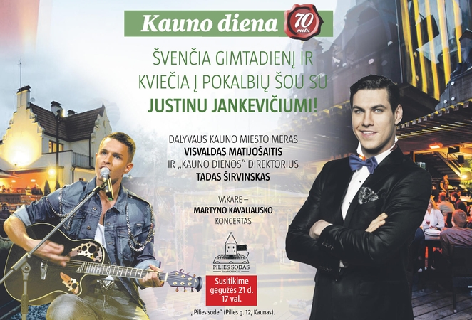 „Kauno diena“ kviečia į nuotaikingą šou!