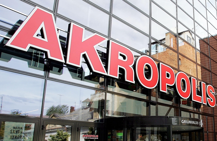 Per Kalėdas ir Naujuosius metus keisis „Akropolių“ darbo laikas