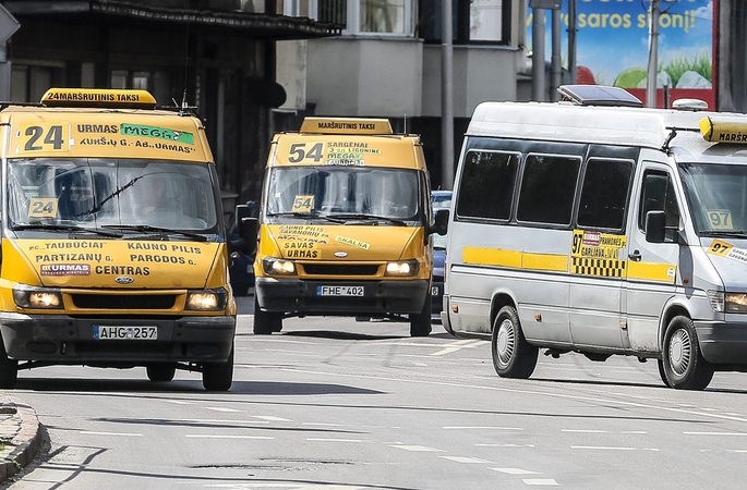 Viešojo transporto pertvarka Kaune: nebeliks 11 ir 44 maršrutinių taksi