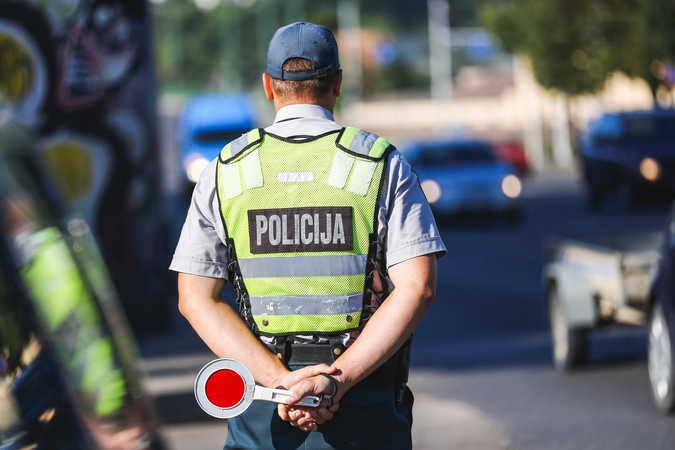Policijos atstovai: su lenkų futbolo sirgaliais rimtų incidentų nebuvo
