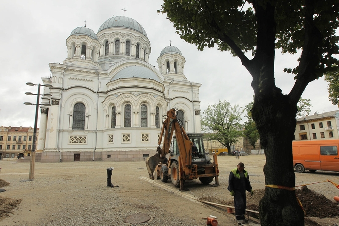 Kodėl stringa Įgulos bažnyčios remontas?
