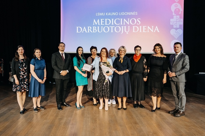 Medicinos darbuotojų dienos proga LSMU Kauno ligoninė pagerbė labiausiai nusipelniusius darbuotojus