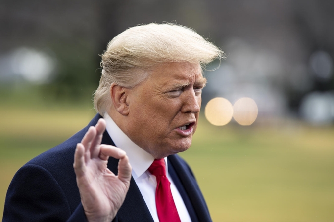 D. Trumpas siūlo Kongresui ištrinti jo apkaltą