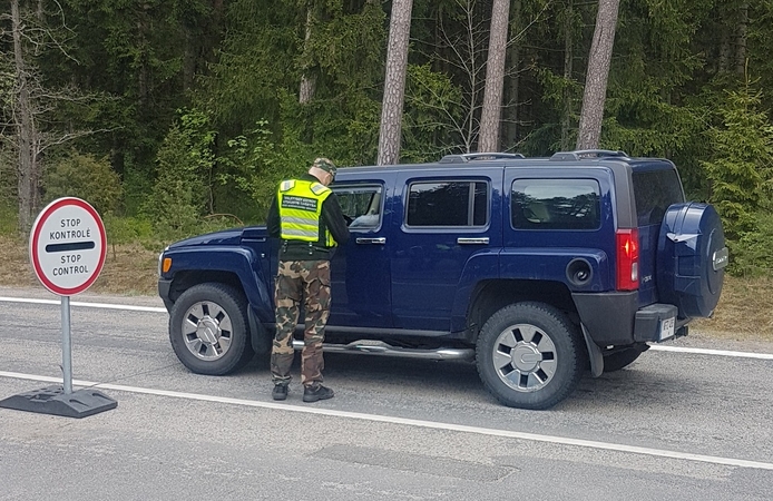 Kretingoje avariją sukėlęs latvis bandė sprukti į savo šalį