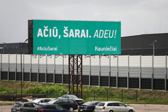 Kauniečiai Š. Jasikevičiui pasiuntė atsisveikinimo žinutę: „Ačiū, Šarai!“