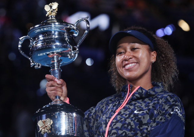 N. Osaka antrą kartą karjeroje laimėjo „Australian Open“