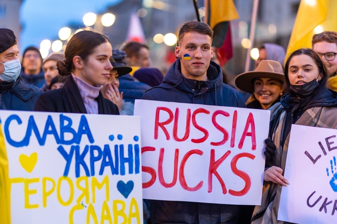 Nepriklausomybės atkūrimo metines švenčianti Lietuva išreikš paramą Ukrainai