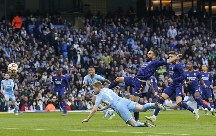 Futbolo šou: įvarčių fiestoje „Manchester City“ palaužė „Real“ klubą