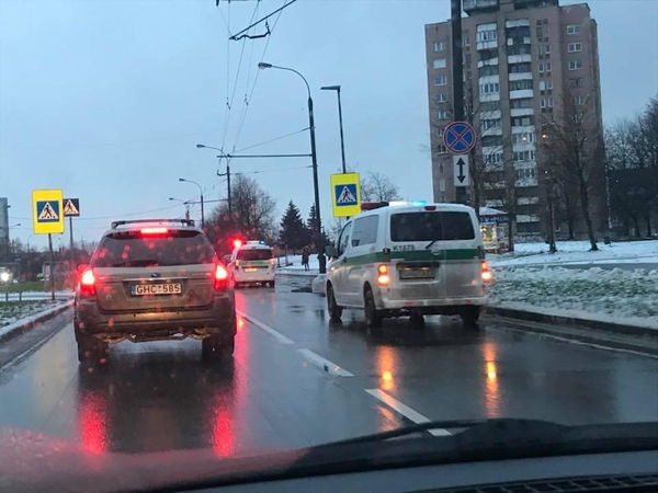 Šiaurės prospekte partrenktas nepilnametis